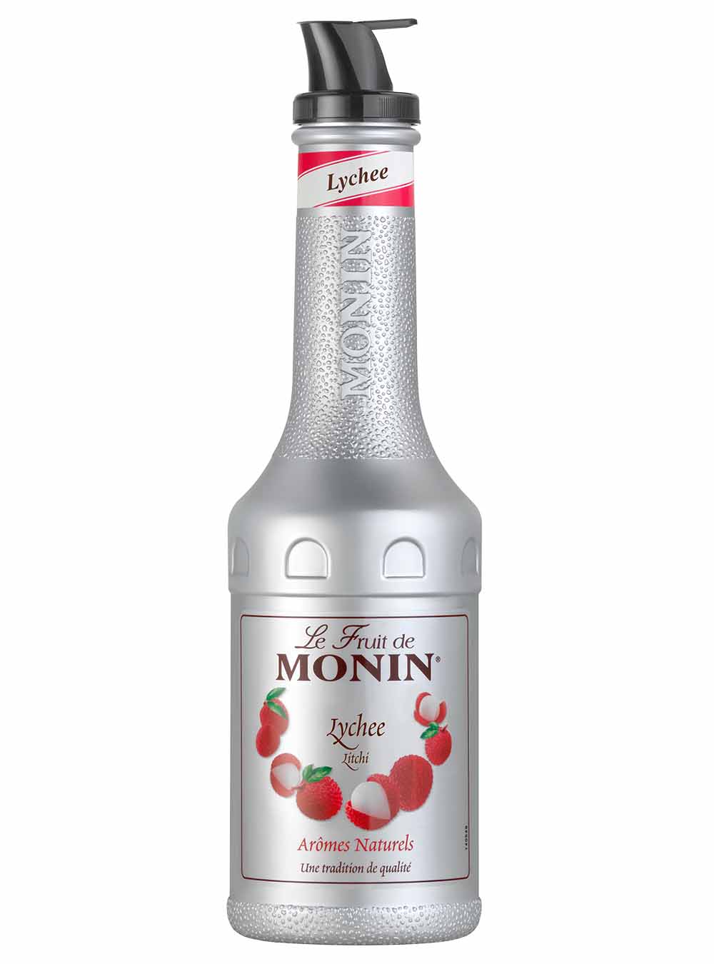 Monin Lychee Fruit Mix Puree; 1 L Cocktail Essentials