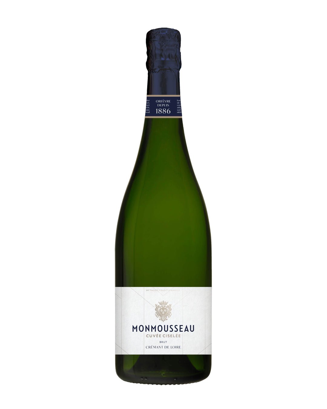Monmousseau Crémant de Loire Cuvée Ciselée Sparkling Wine, 75 cl Champagne & Sparkling