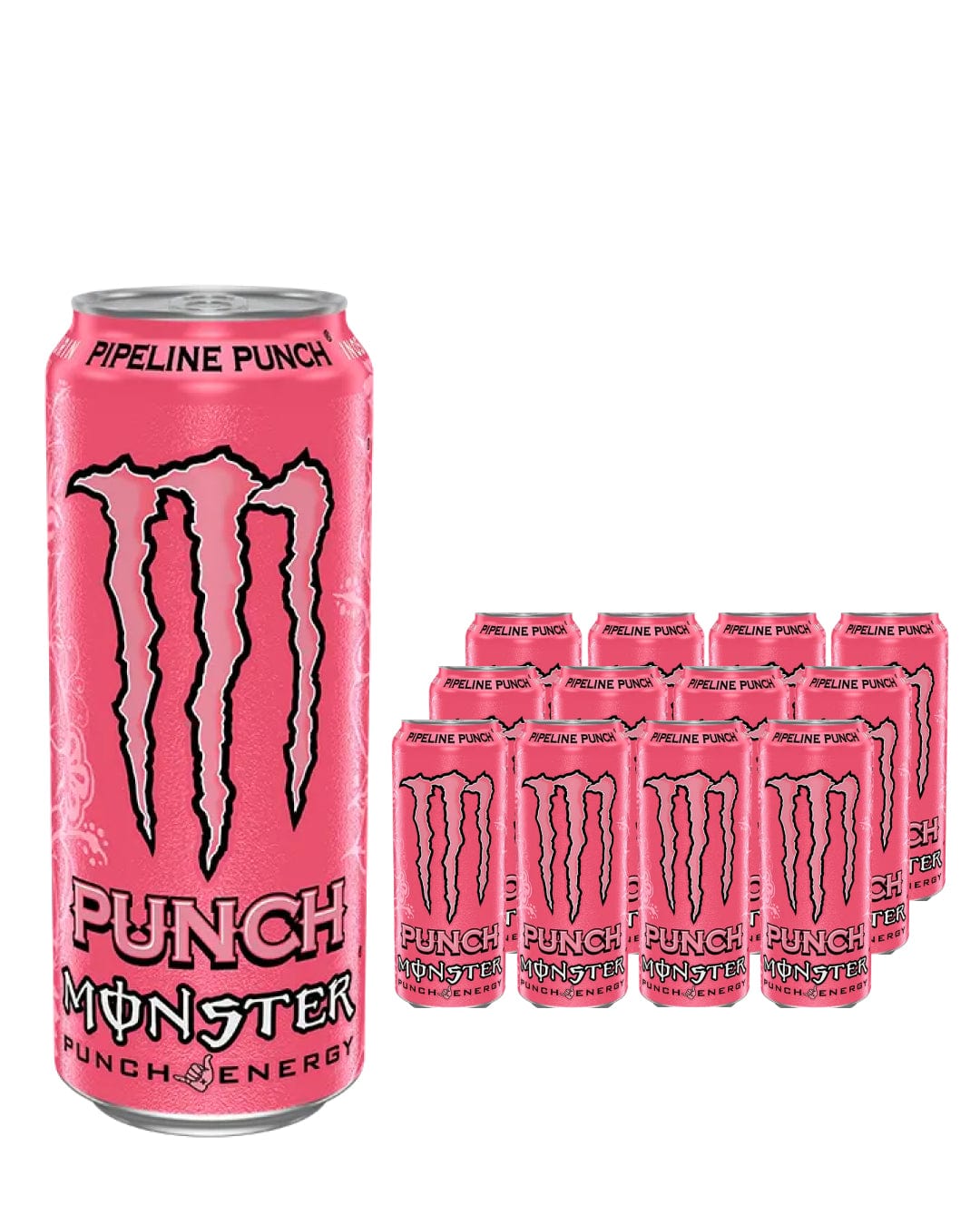 Monster Pipeline Punch Energy Drink Can Multipack, 12 x 500 ml Soft Drinks & Mixers