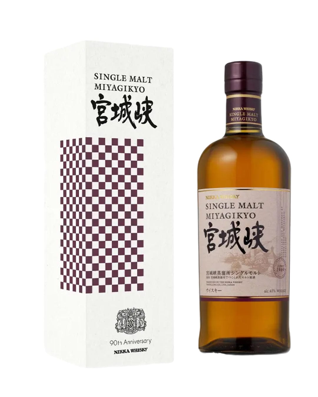 Nikka Miyagikyo Single Malt 90th Anniversary Japanese Whisky, 70 cl Whisky