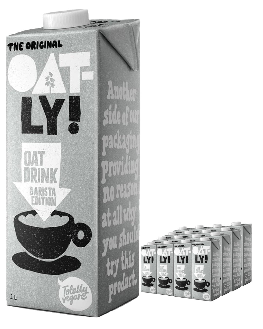 Oatly Oat Drink Barista Edition Multipack, 12 x 1 L Soft Drinks & Mixers