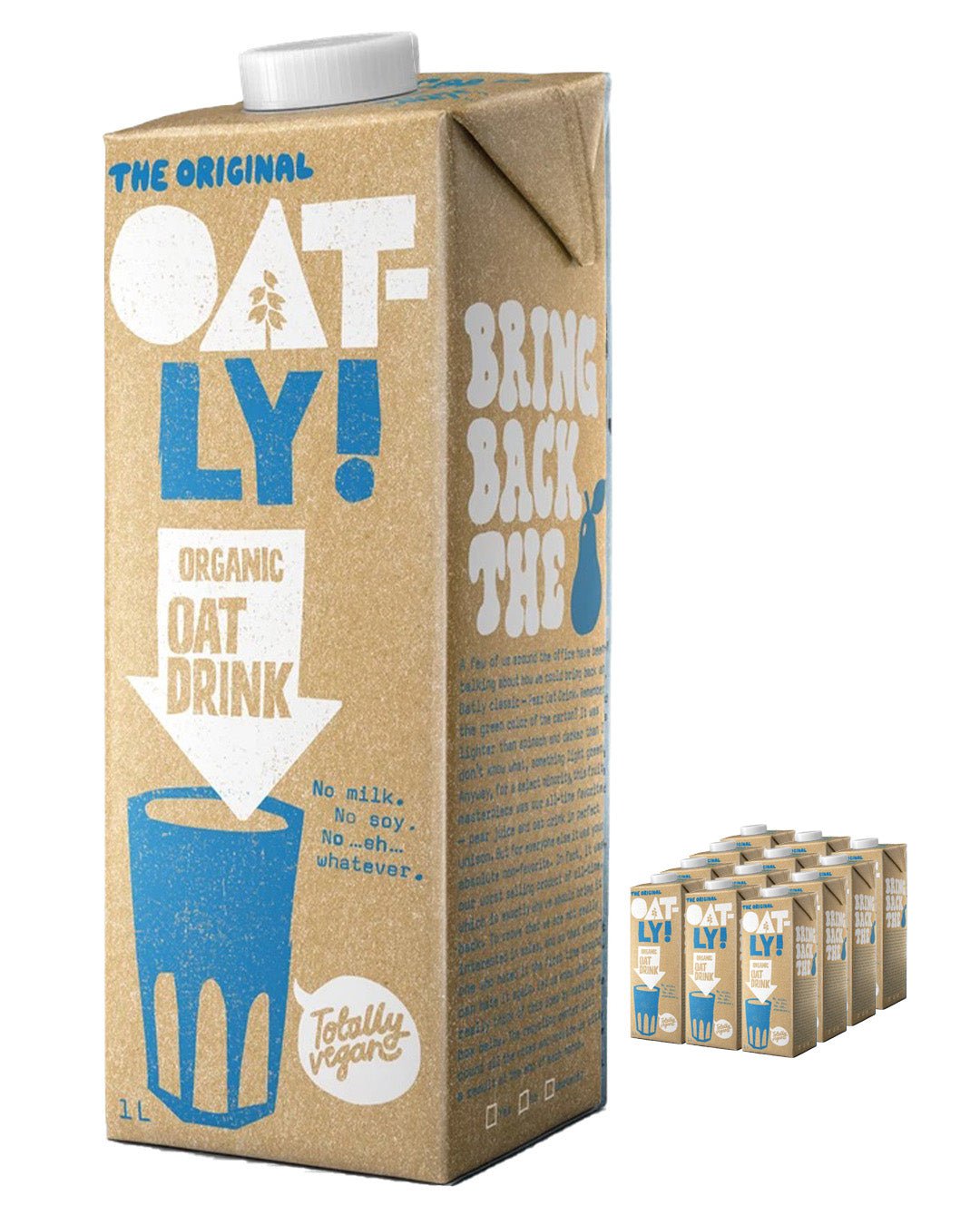 Oatly Oat Drink Organic Multipack, 12 x 1 L Soft Drinks & Mixers