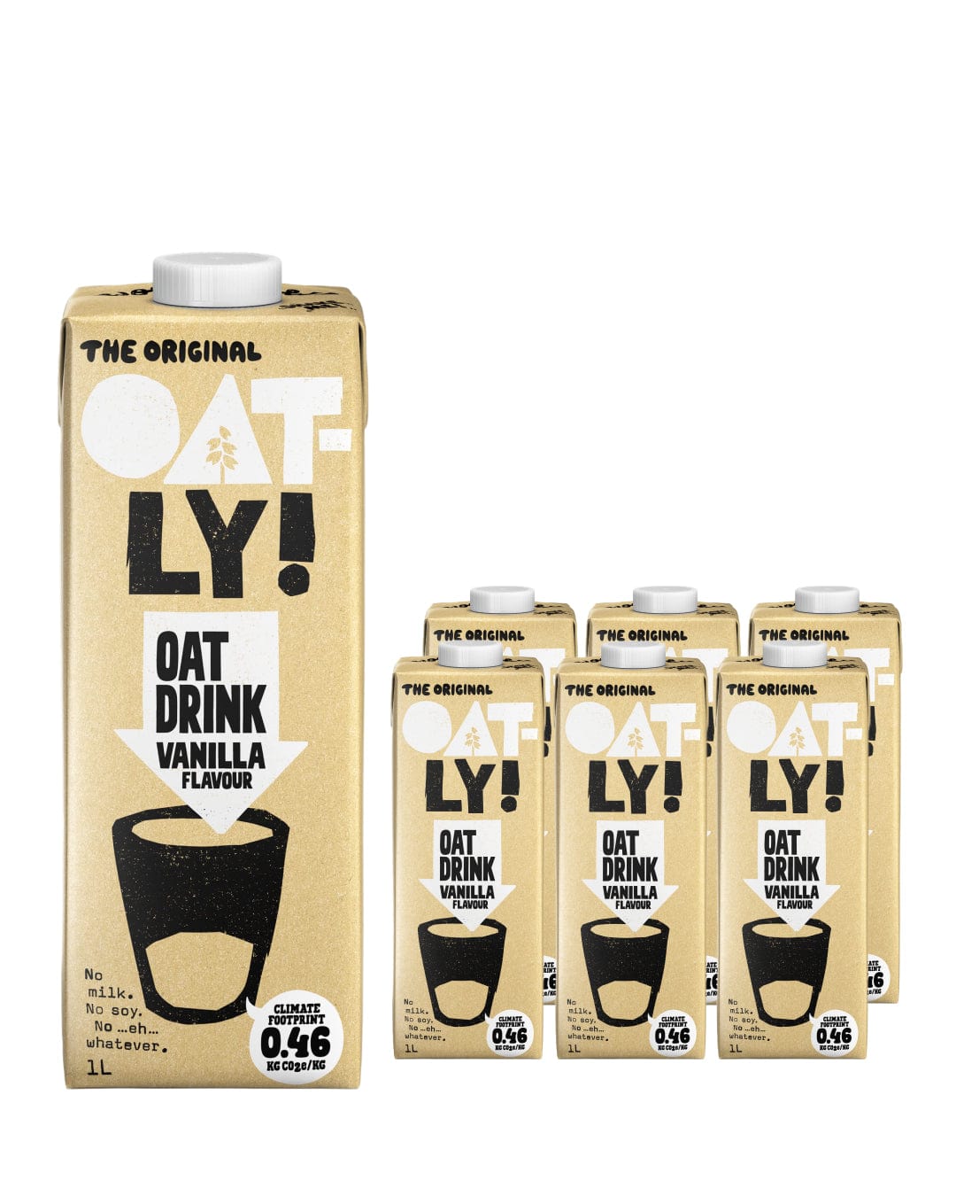 Oatly Vanilla Drink Multipack, 6 x 1 L Soft Drinks & Mixers