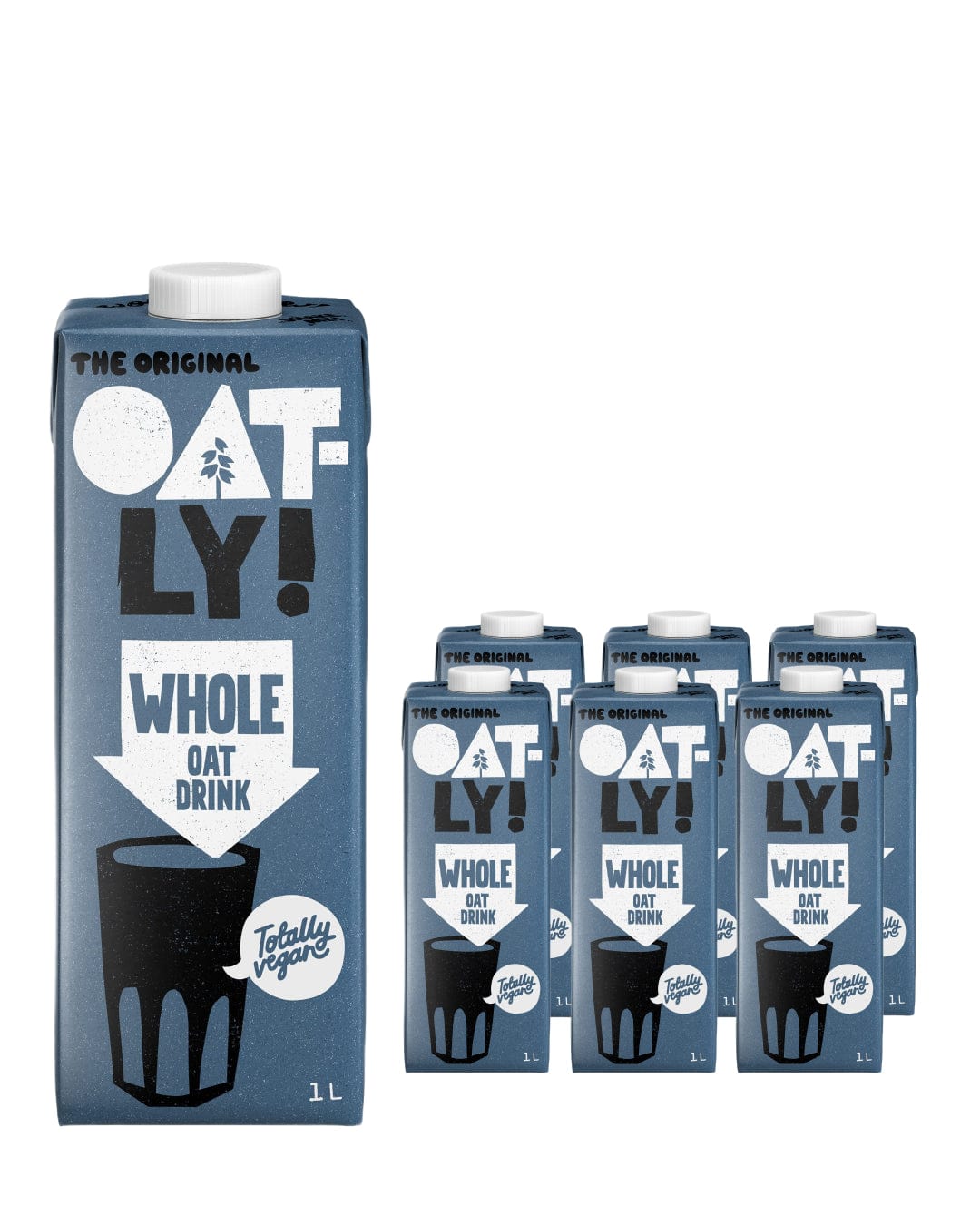 Oatly Whole Oat Drink Chilled Multipack, 6 x 1 L Soft Drinks & Mixers
