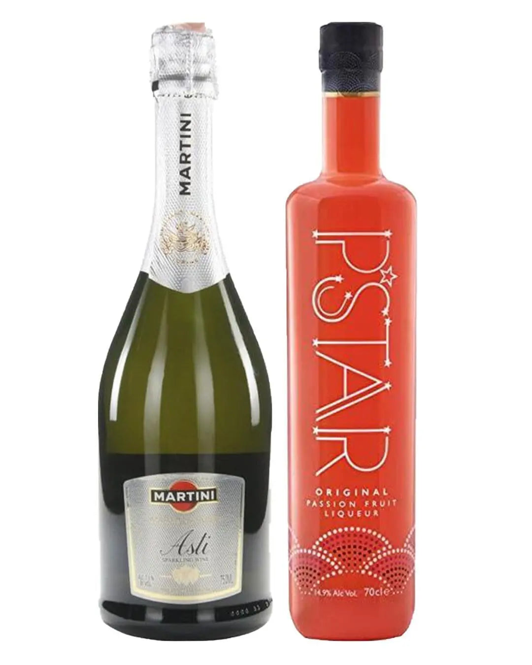 P*Star Passionfruit Liqueur Cocktail Duet, 70 cl Ready Made Cocktails