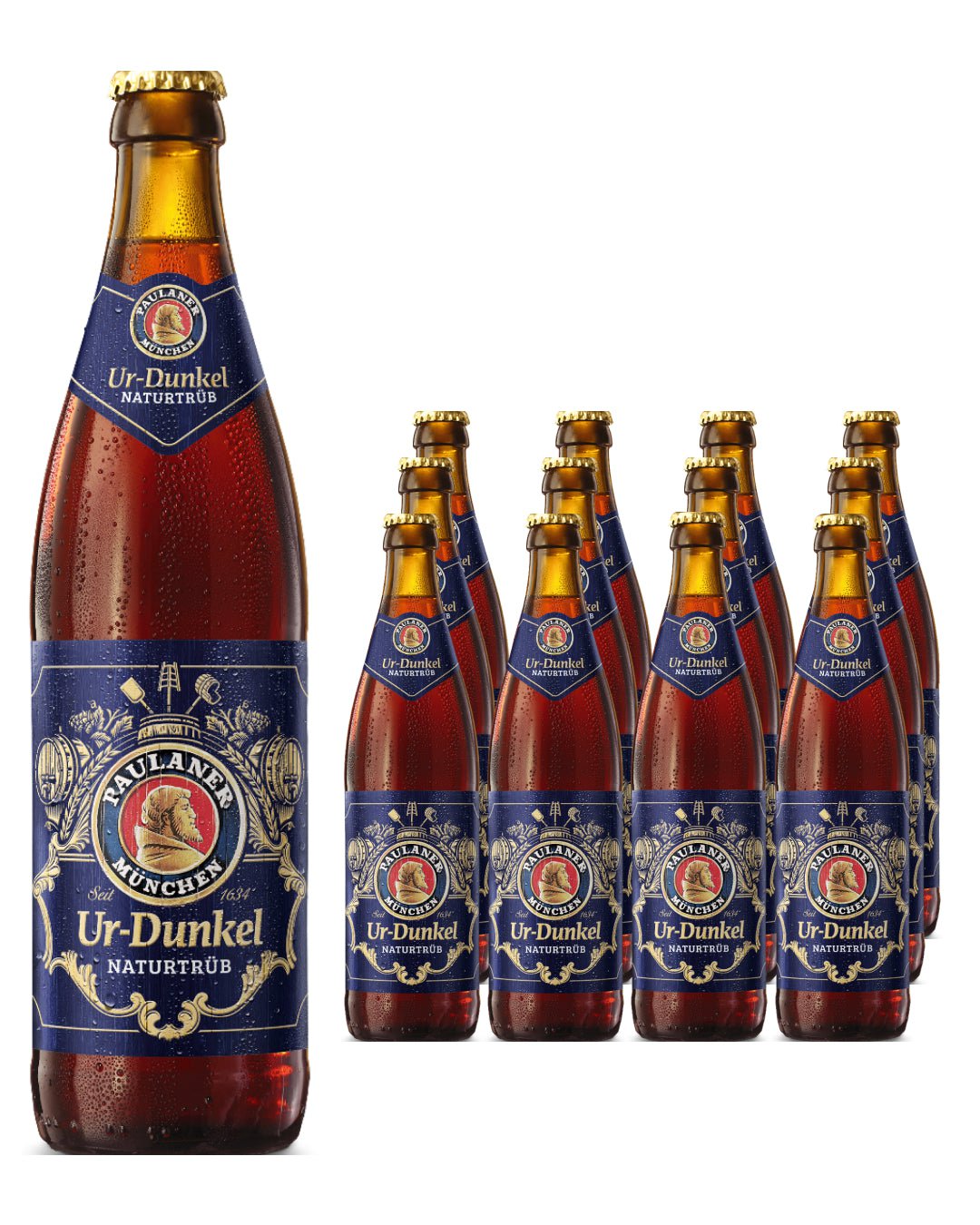 Paulaner Ur Dunkel Bottle Multipack, 12 x 500 ml Beer