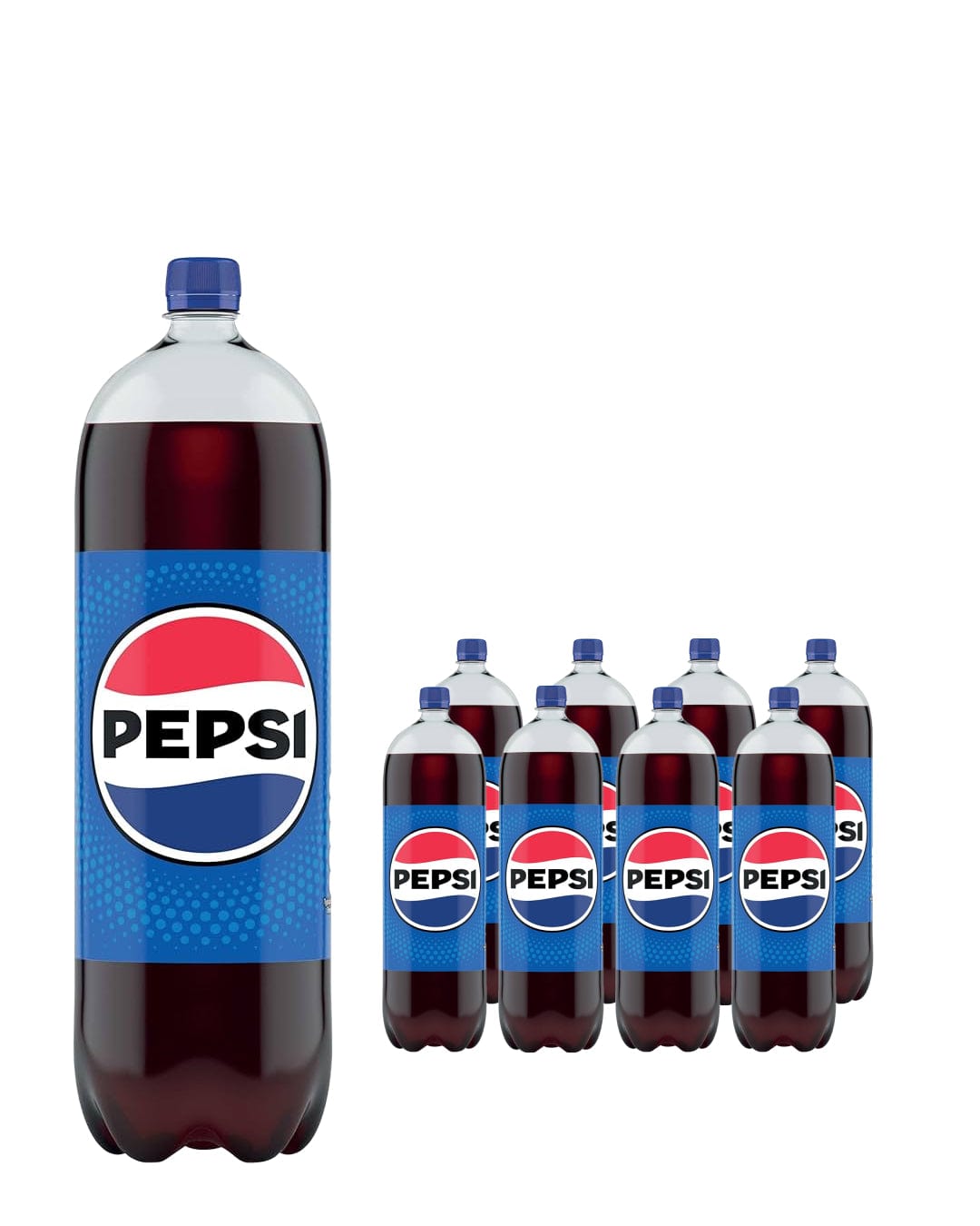 Pepsi Cola Soft Drink Multipack, 8 x 2 L Soft Drinks & Mixers