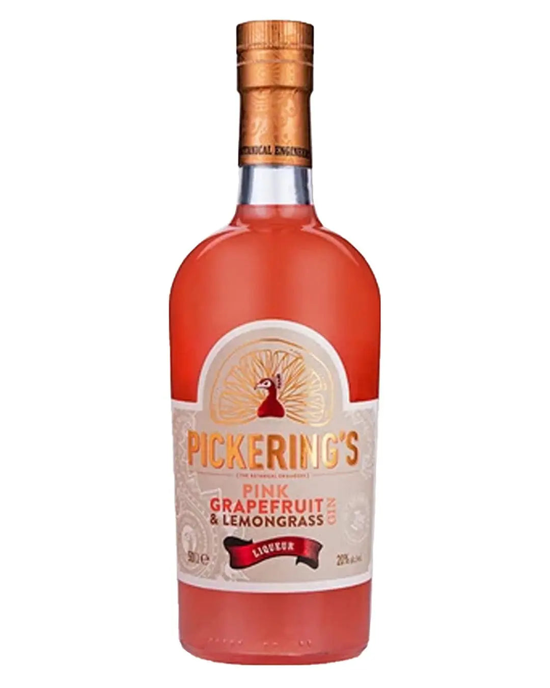 Pickering's Pink Grapefruit & Lemongrass Gin Liqueur, 50 cl Gin