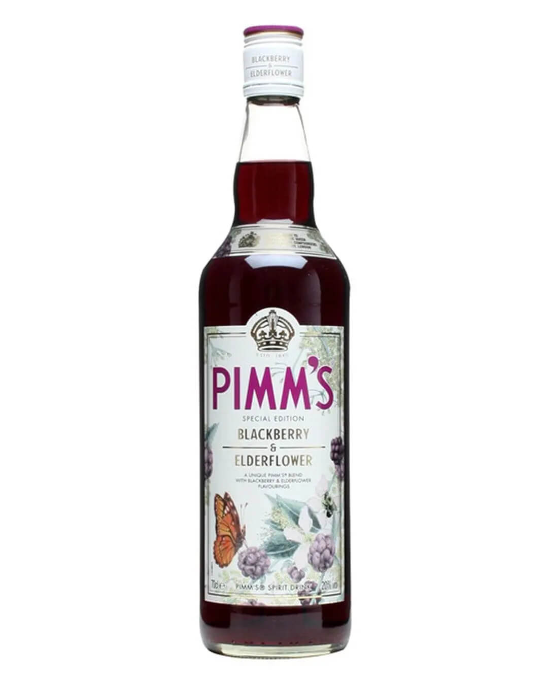 Pimm's Blackberry & Elderflower Liqueur, 70 cl Liqueurs & Other Spirits