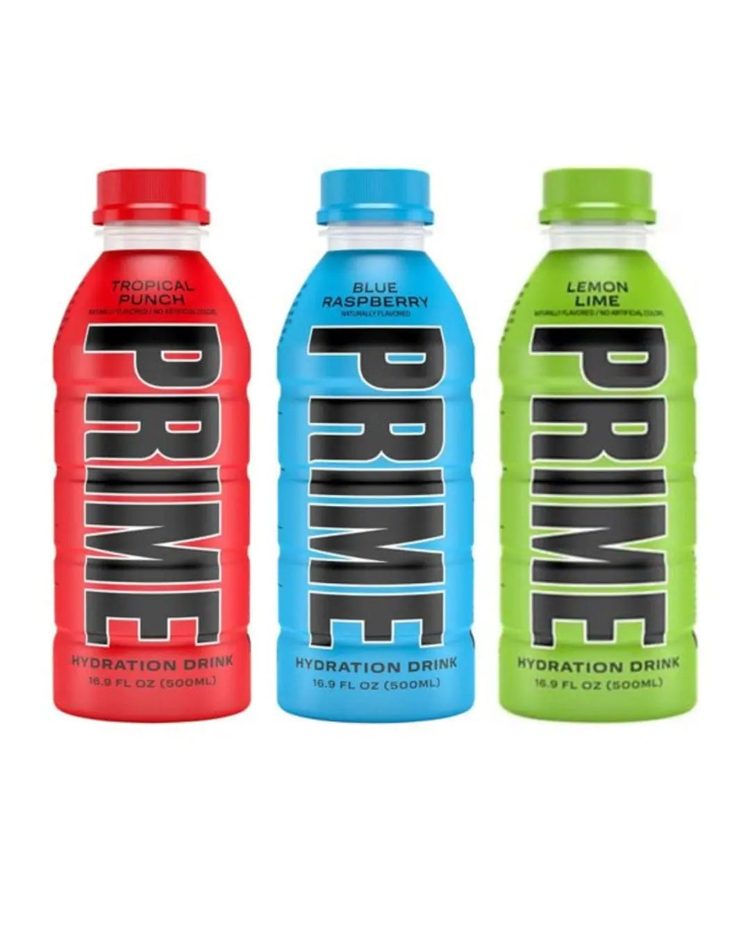 Prime Hydration Drink Bundle, 3 x 500 ml Soft Drinks & Mixers