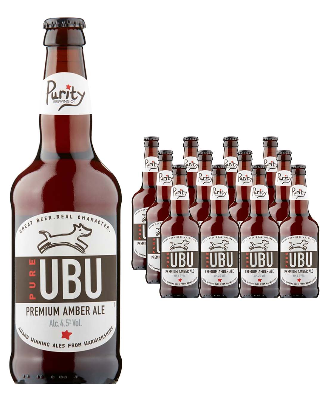 Purity Brewing Co. Pure Ubu Amber Ale Multipack, 8 x 500 ml Beer