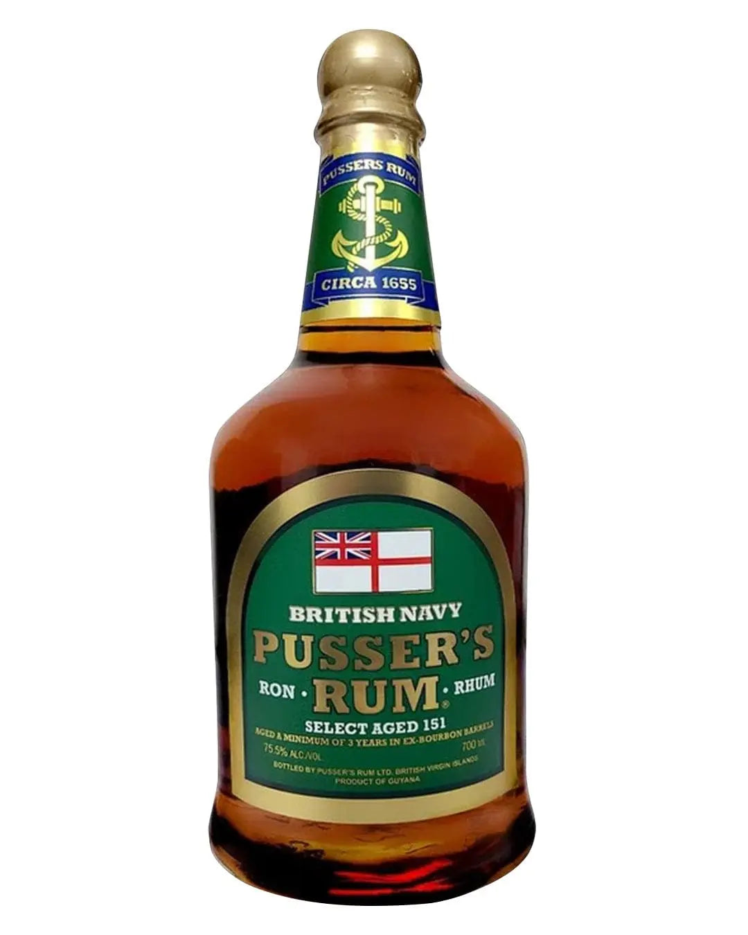 Pusser's Select Aged 151 Navy Rum, 70 cl Rum