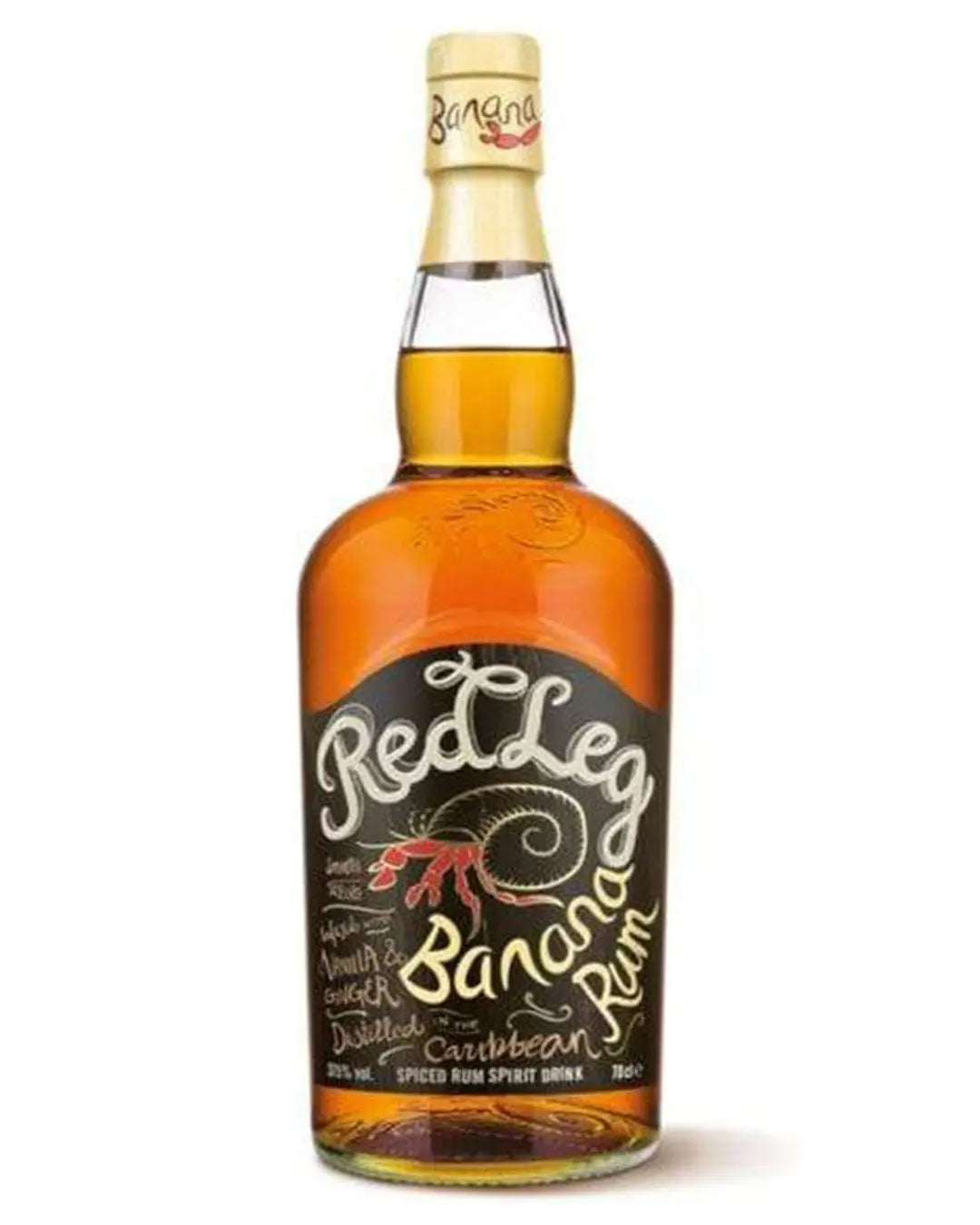 Red Leg Banana Rum, 70 cl Rum 5032482307419