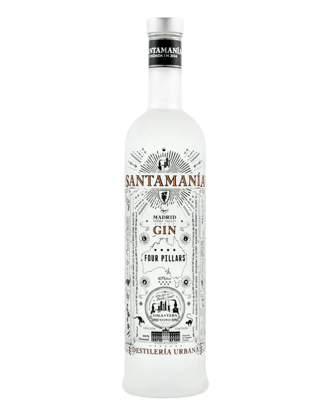 Santamania & Four Pillars Collaboration Gin, 70 cl Gin 8437014321128