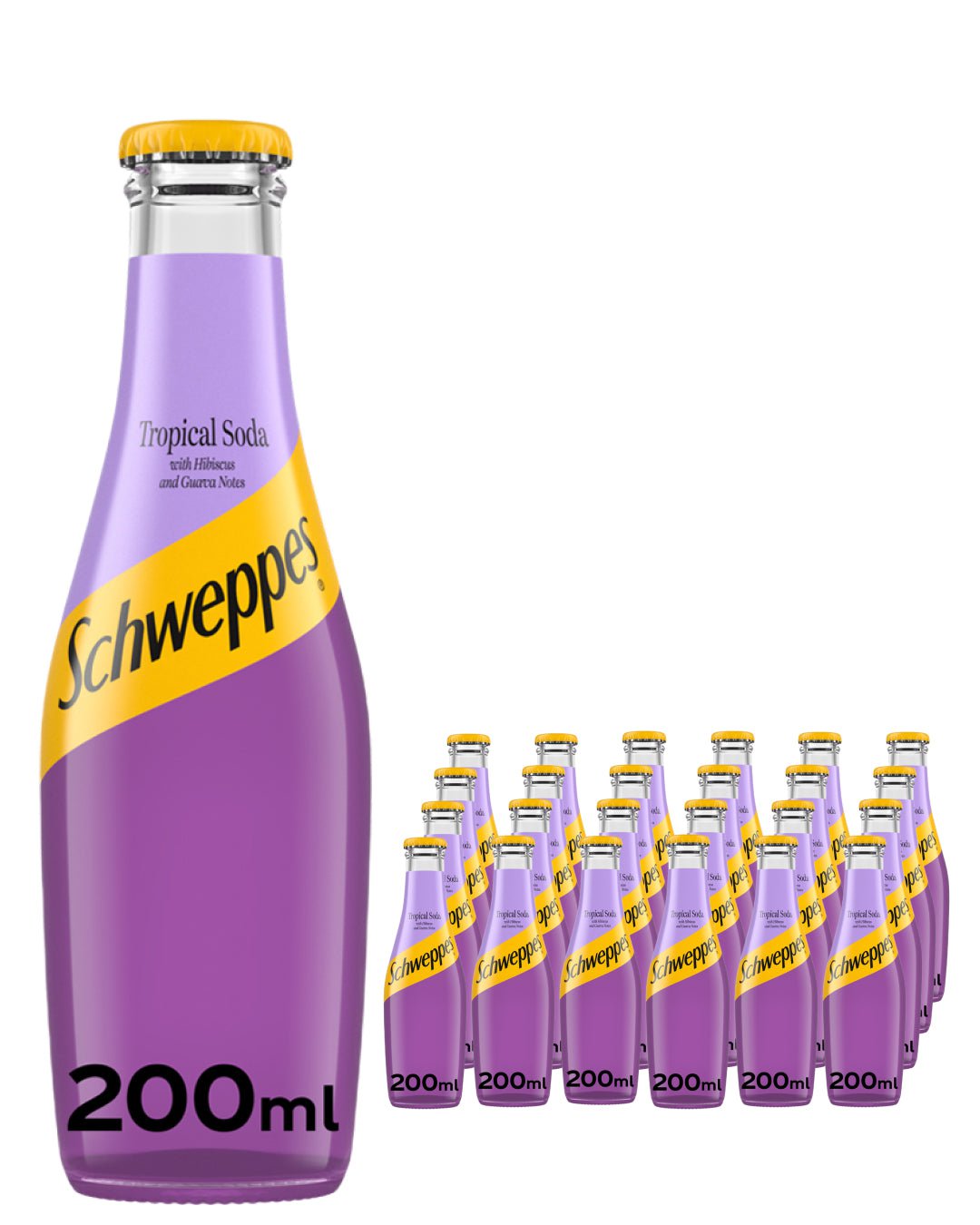 Schweppes Tropical Soda Multipack, 24 x 200 ml Soft Drinks & Mixers