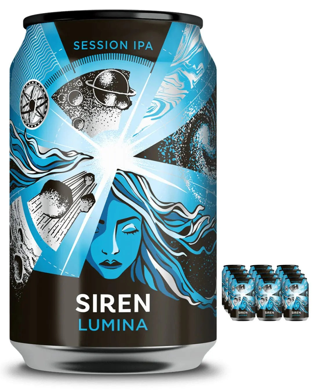 Siren Lumina Gluten Free IPA Beer Can Multipacks, 12 x 330 ml Beer