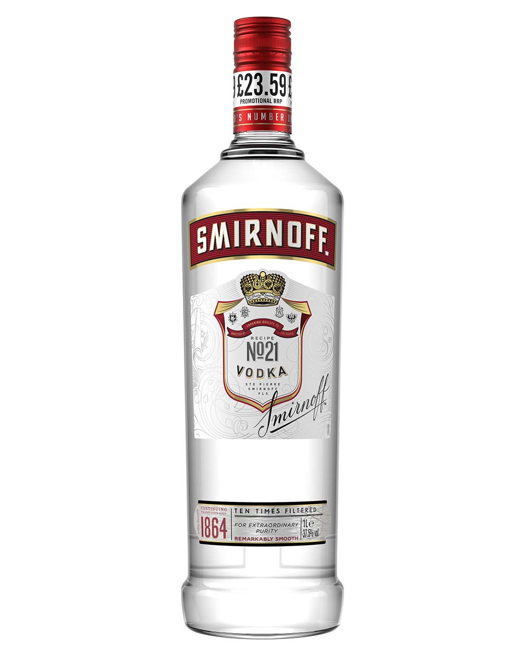 Smirnoff Red Label Vodka Price Marked, 1 L Vodka 5410316967730