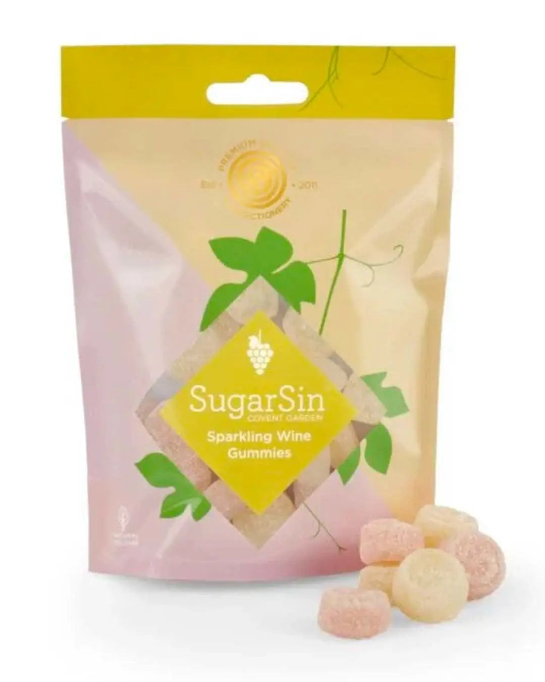 Sparkling Wine Gummies, 100 g Sweets 5060468401035