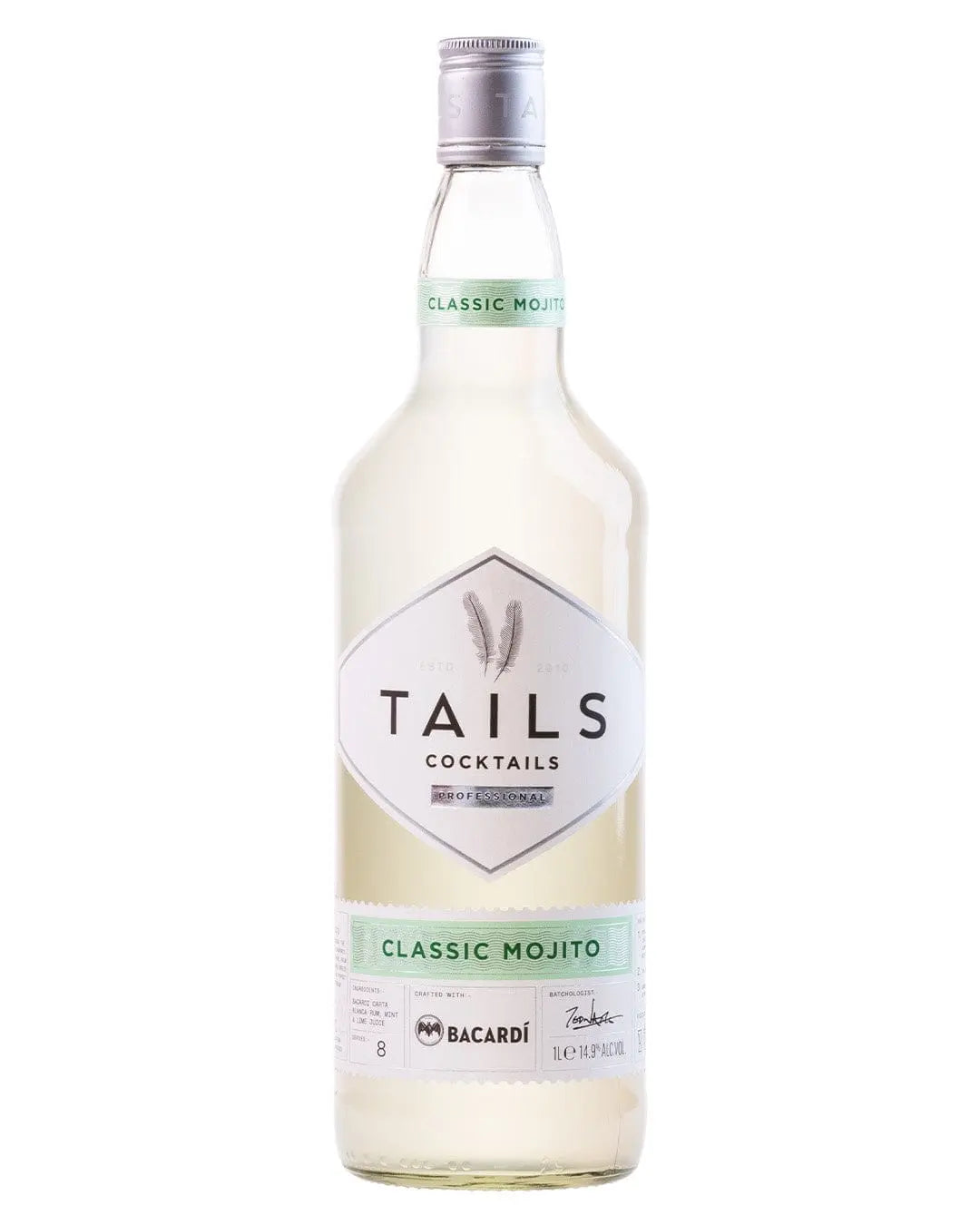 Tails Classic Mojito Premixed Cocktail, 1 L Ready Made Cocktails