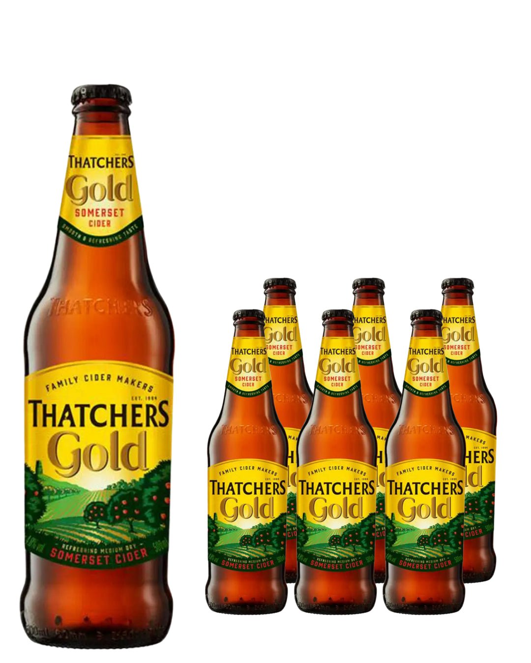 Thatchers Gold Cider Multipack, 6 x 500 ml Cider