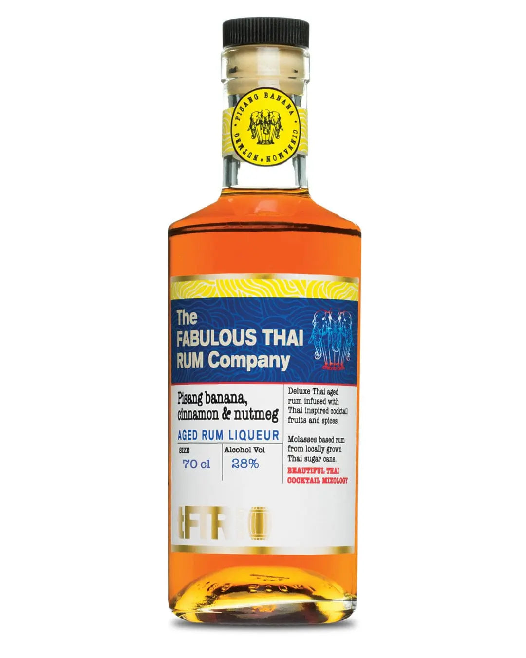 The Fabulous Thai Rum Company Pisang Banana, Cinnamon & Nutmeg Rum Liqueur, 70 cl Rum