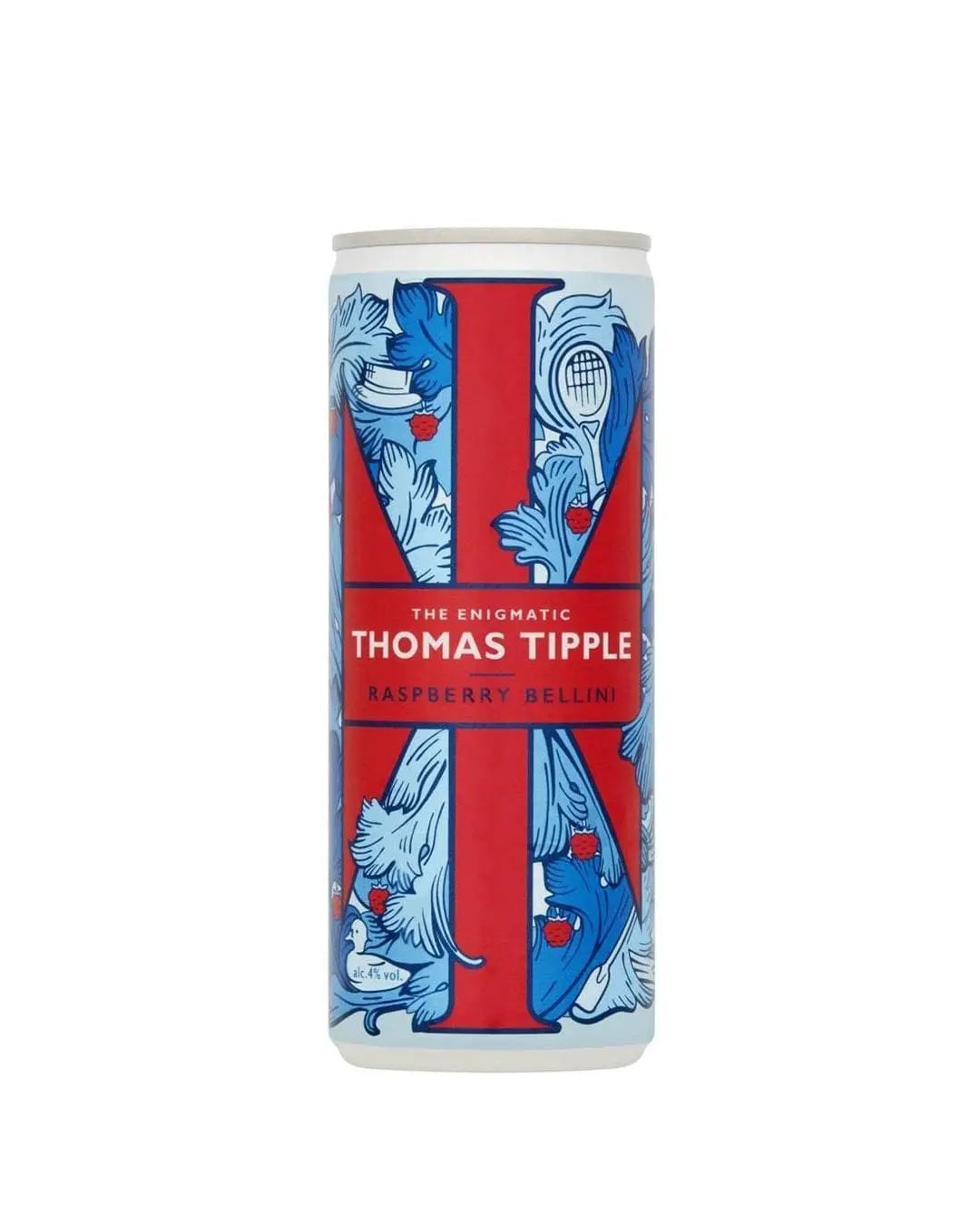 Thomas Tipple Raspberry Bellini Premixed Can, 250 ml Ready Made Cocktails 5060560880004