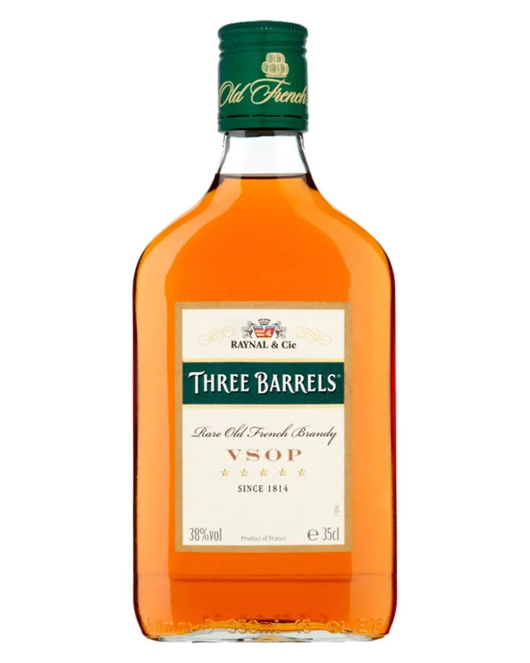 Three Barrels VSOP Brandy, 35 cl Cognac & Brandy