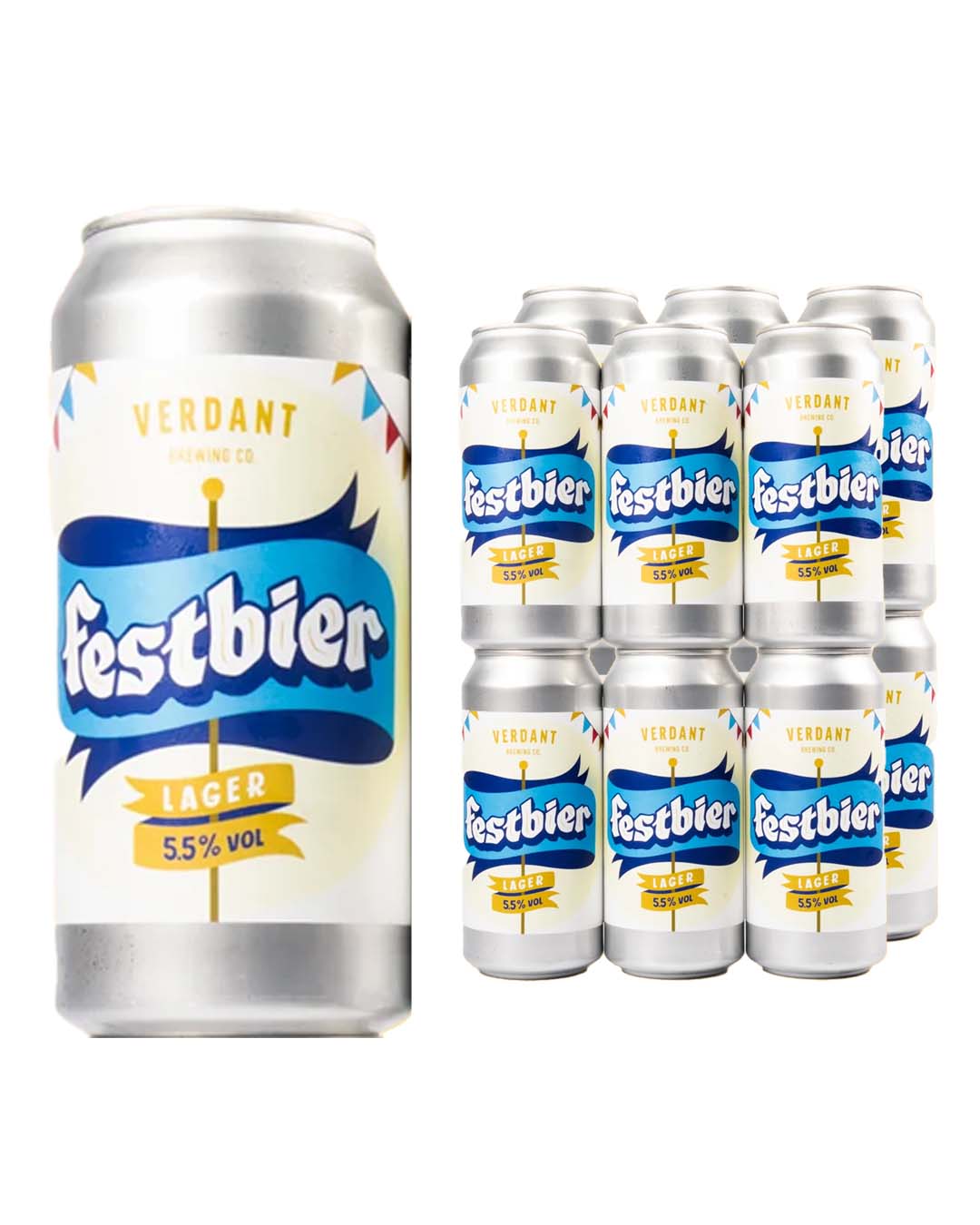Verdant Festbier Lager Beer Can Multipack, 12 x 440 ml