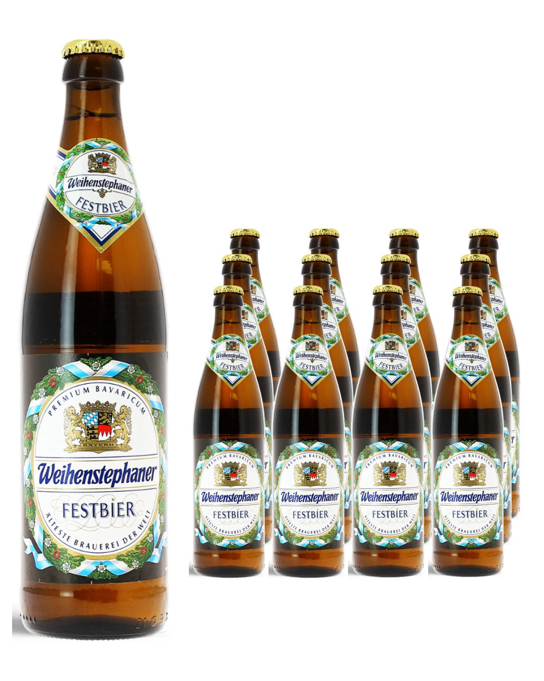 Weihenstephan Festbier Beer Multipack, 12 x 500 ml Beer