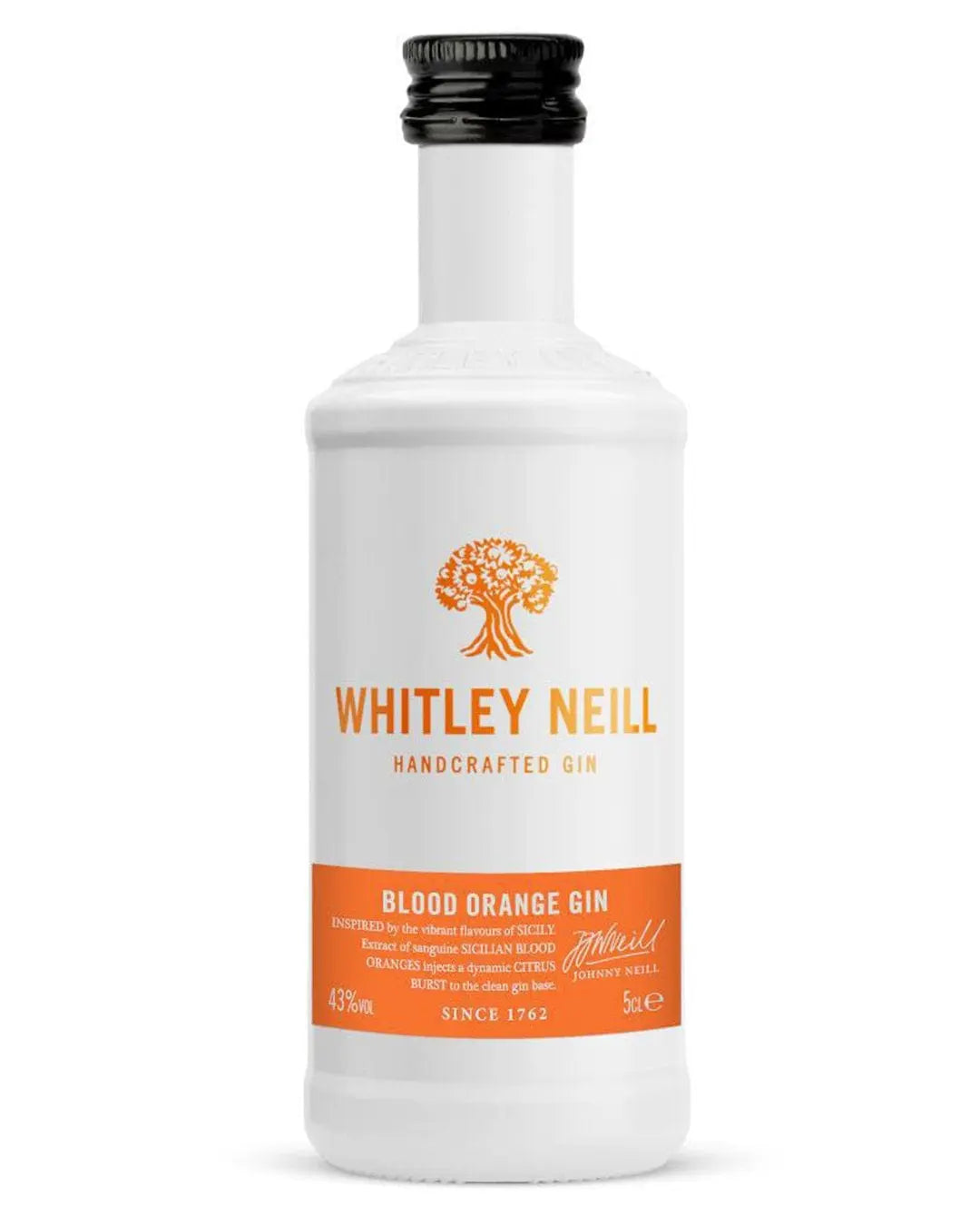 Whitley Neill Blood Orange Gin Miniature, 5 cl Spirit Miniatures