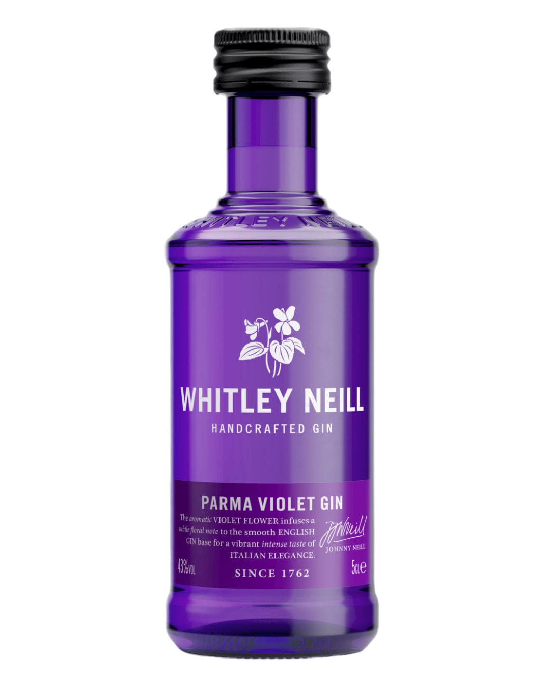 Whitley Neill Parma Violet Gin Miniature, 5 cl Spirit Miniatures