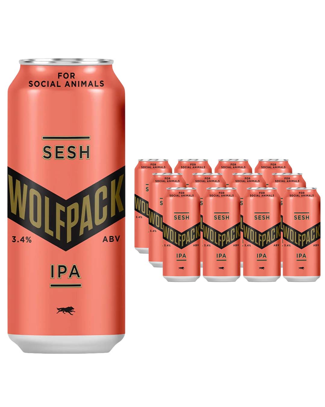 Wolfpack Sesh IPA Multipack, 12 x 440 ml