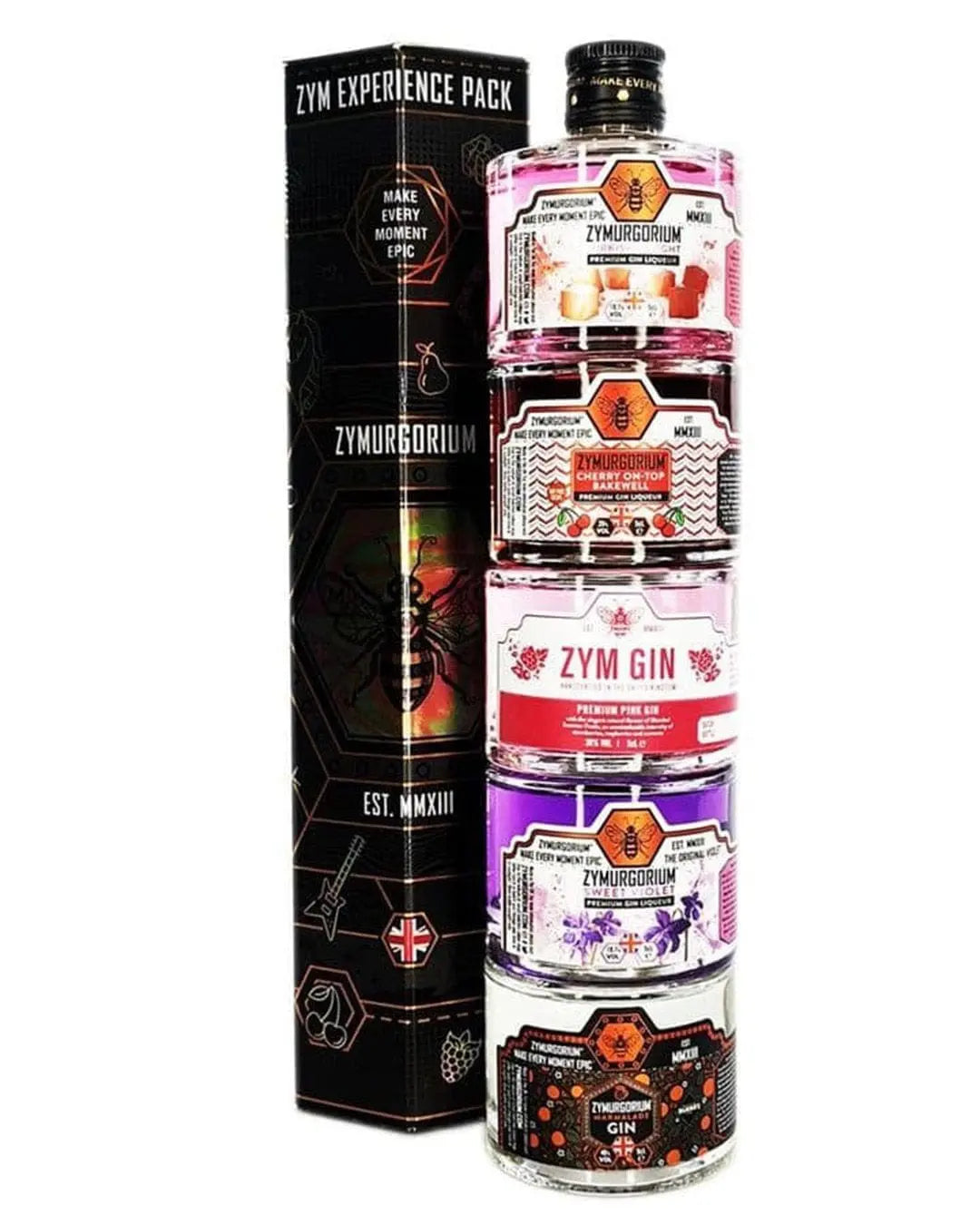 Zymurgorium Gin Experience Pack, 5 x 5 cl Spirit Miniatures 15060464800679