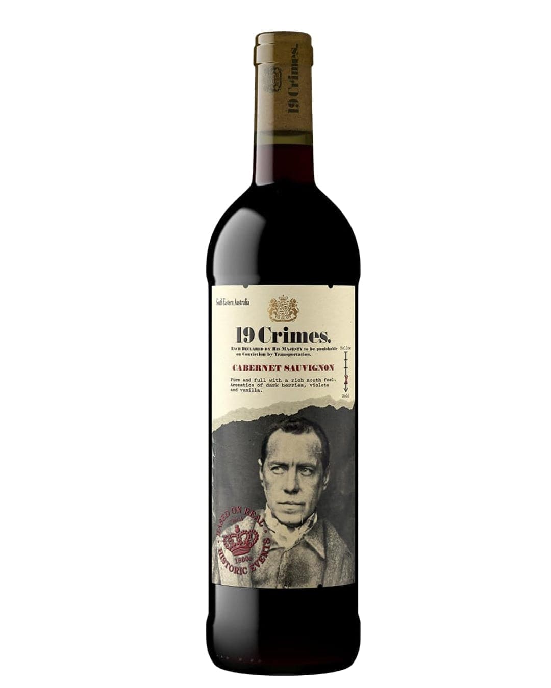 19 Crimes Cabernet Sauvignon, 75 cl Red Wine 9311220005517