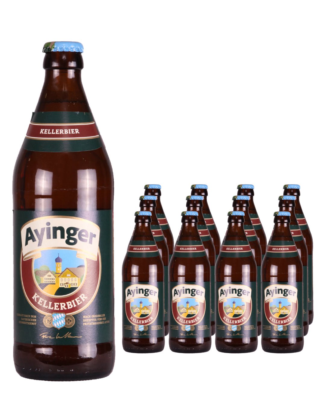 Ayinger Kellerbier Multipack, 12 x 500 ml Beer 4104170020021