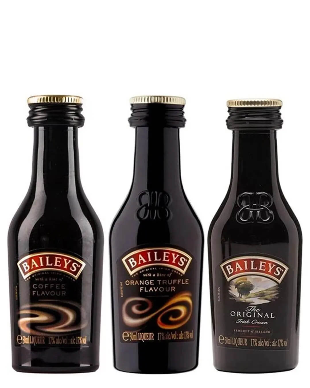 Baileys Irish Cream Liqueur Trio Miniature Pack, 3 x 5 cl Spirit Miniatures