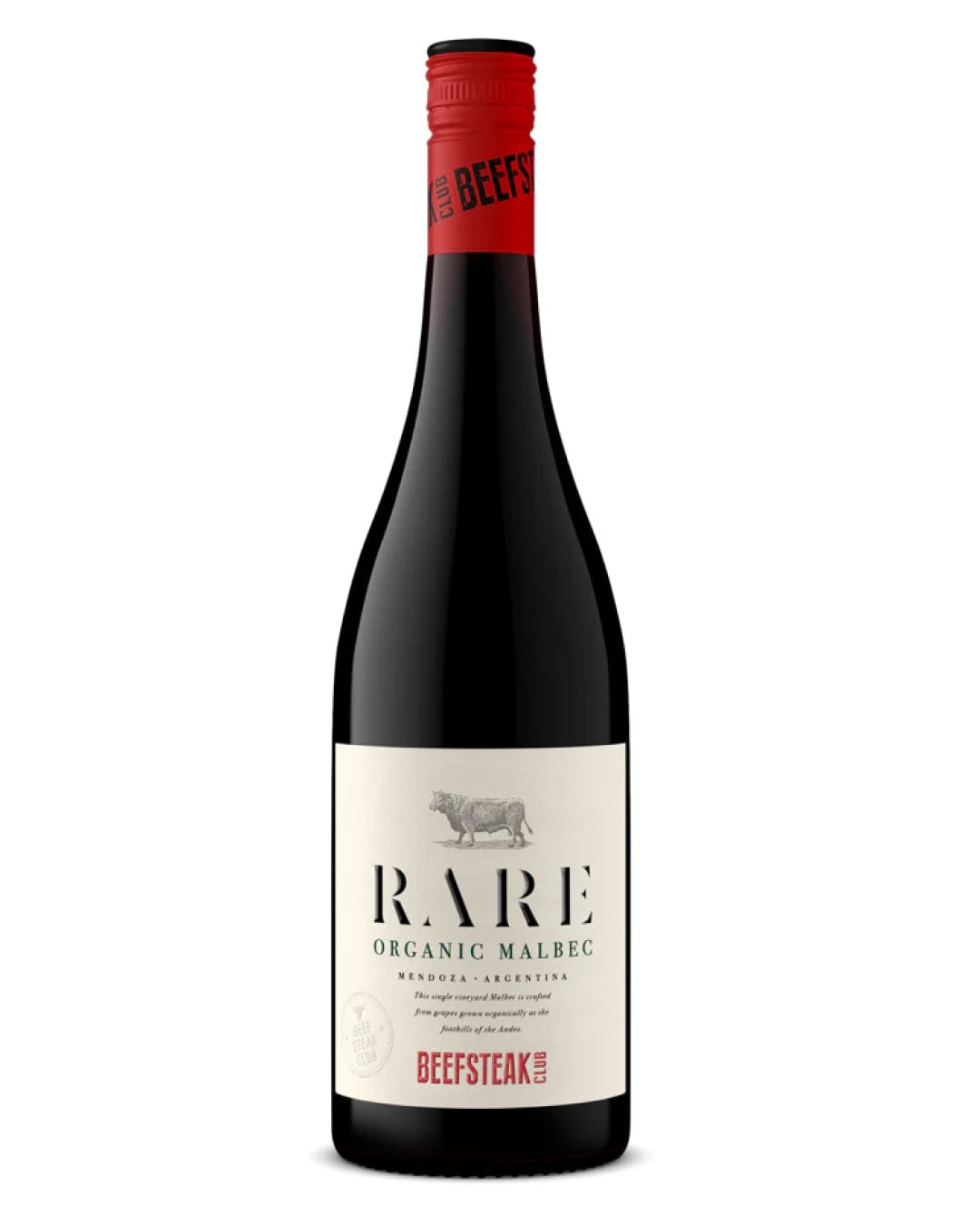 Beefsteak Club Rare Organic Malbec, 75 cl Red Wine