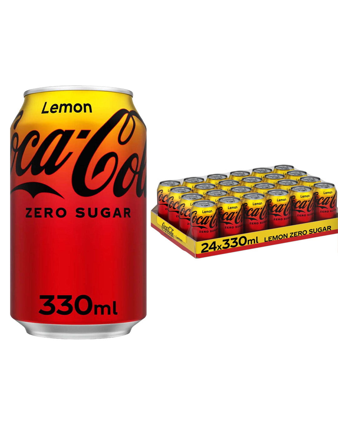 Coca-Cola Zero Sugar Lemon Can Multipack, 24 x 330 ml Cola 5449000227157