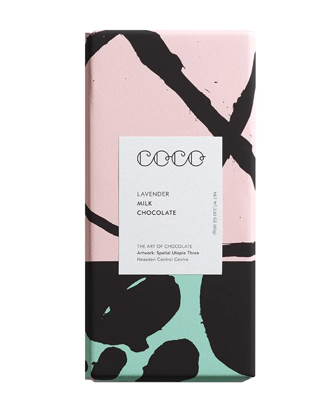 COCO Lavendar Chocolate Bar, 80 g Chocolate 5060149460160