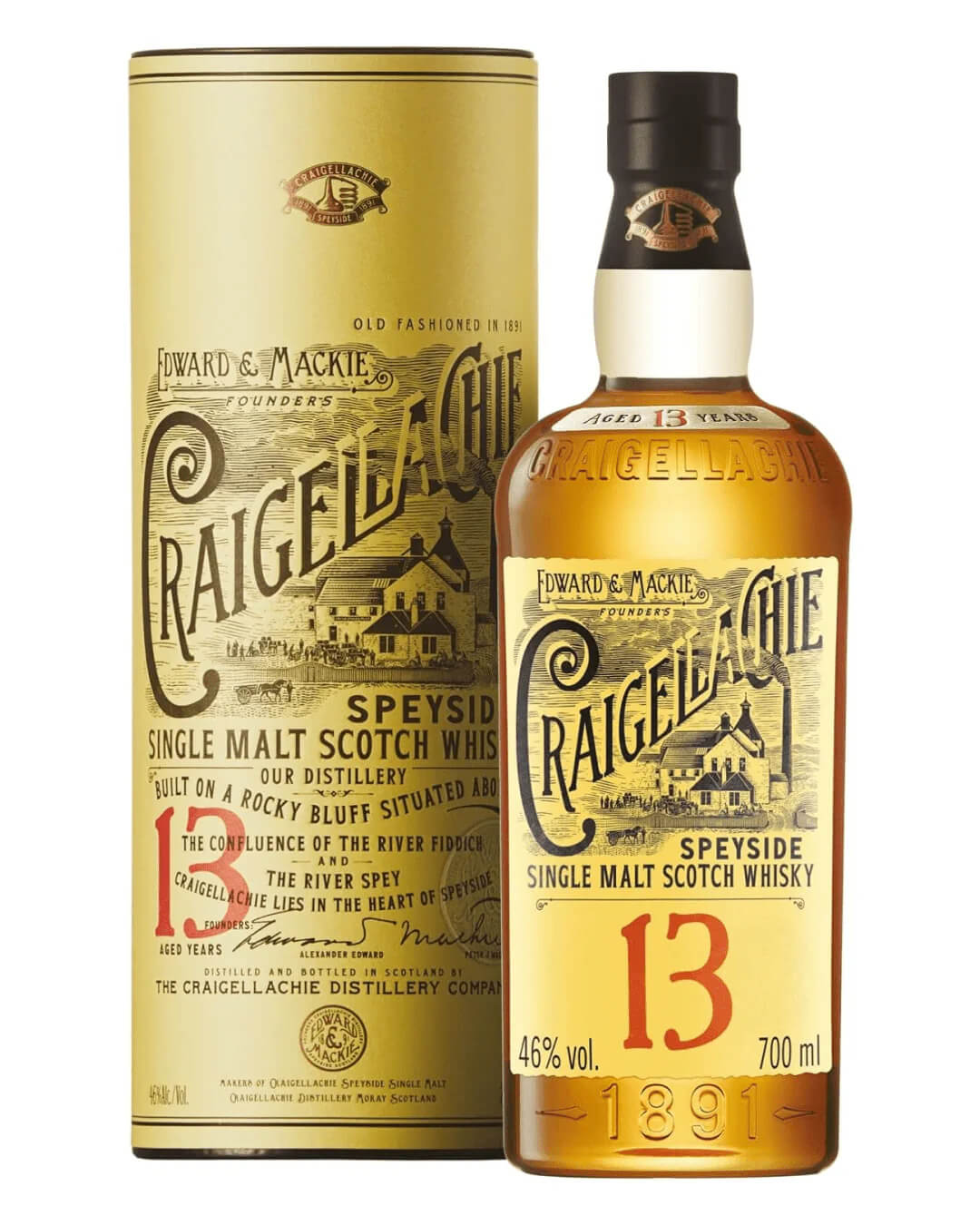 Craigellachie 13 Year Old Armagnac Cask Finish Speyside Whisky, 70 cl Whisky 7640171039206