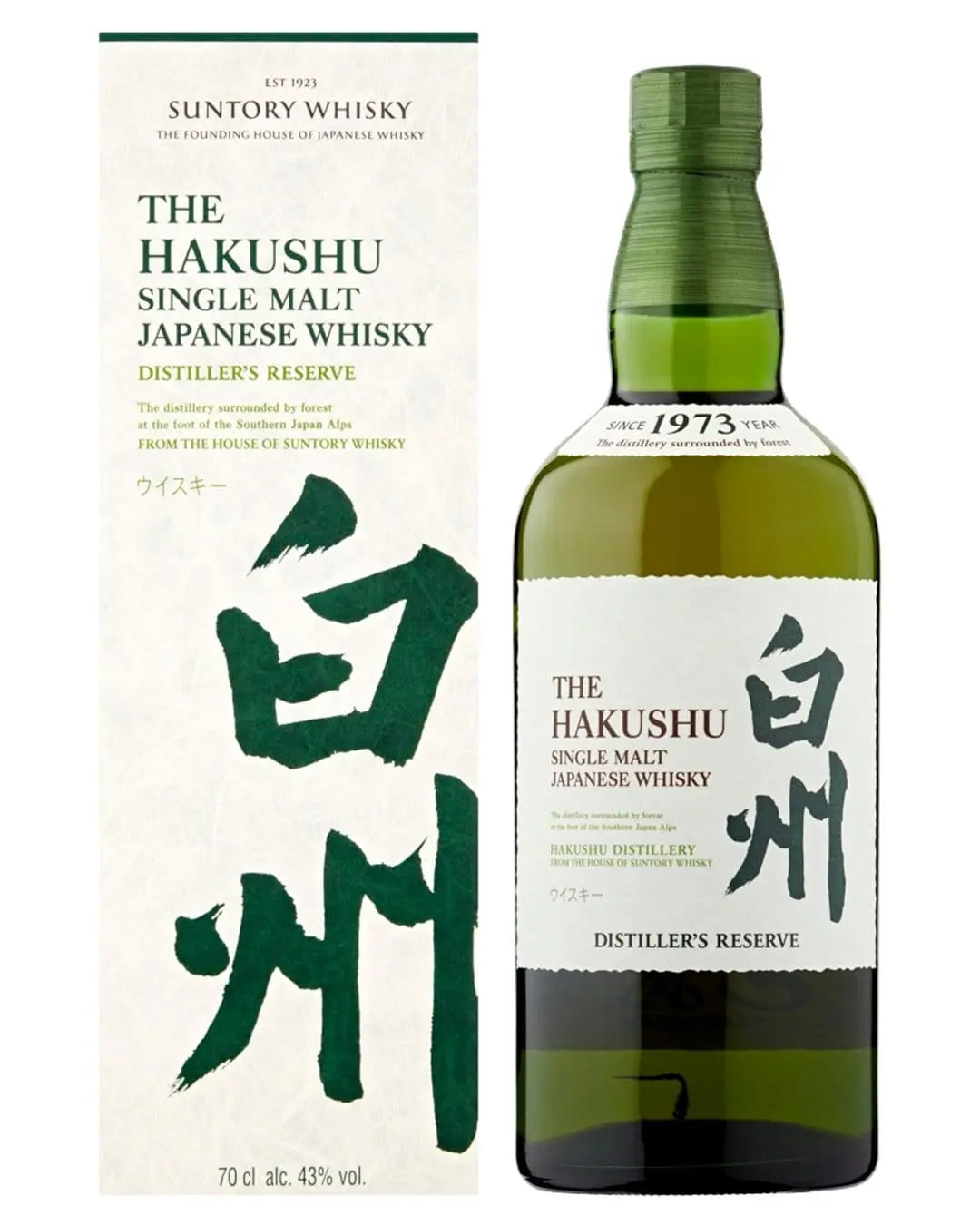 Hakushu Distiller's Reserve Whisky, 70 cl Whisky 4901777254695