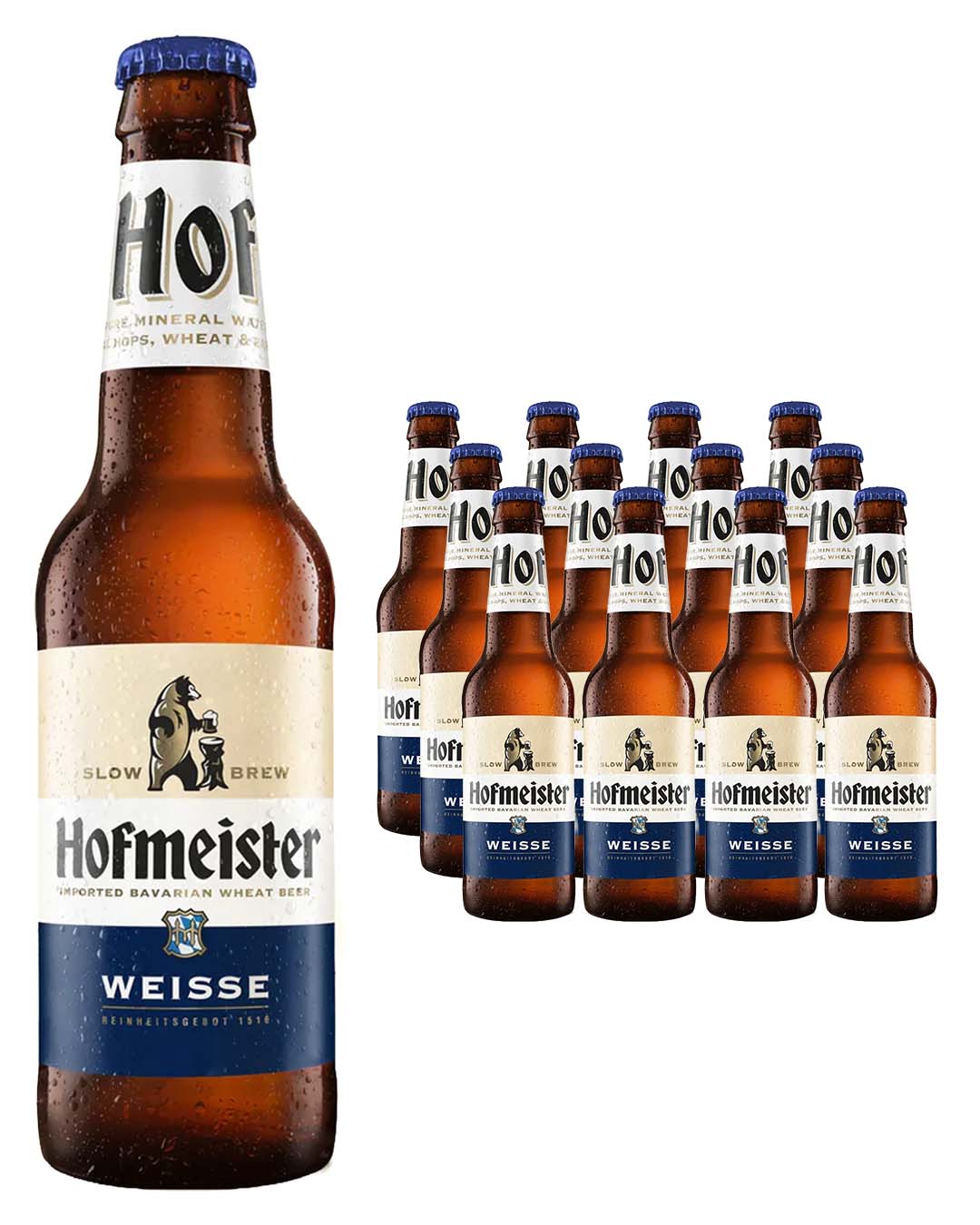Hofmeister Weiss Beer Multipack, 12 x 330 ml Beer