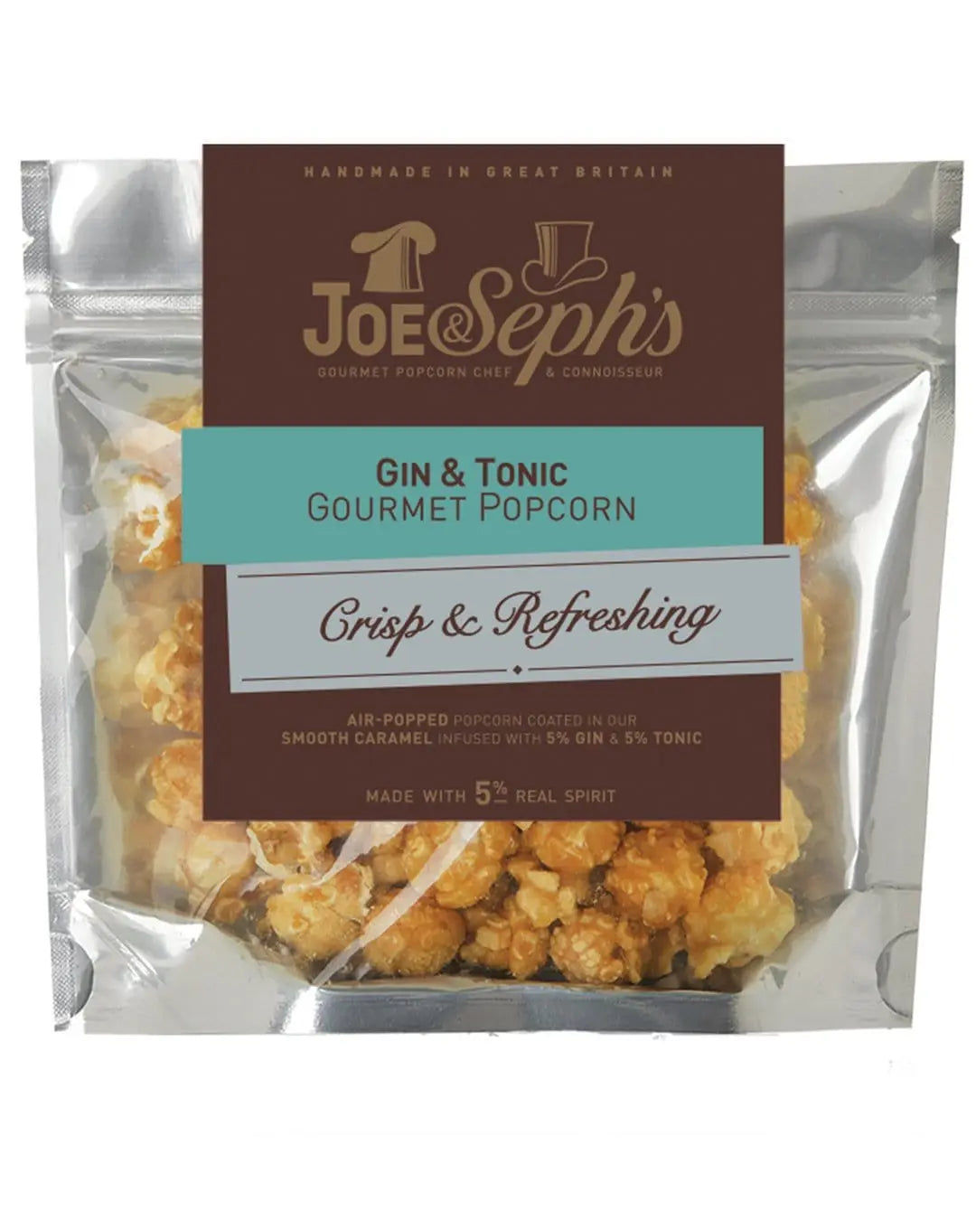 Joe & Seph's Gin & Tonic Popcorn Pouch, 32 g Popcorn 0700621159773