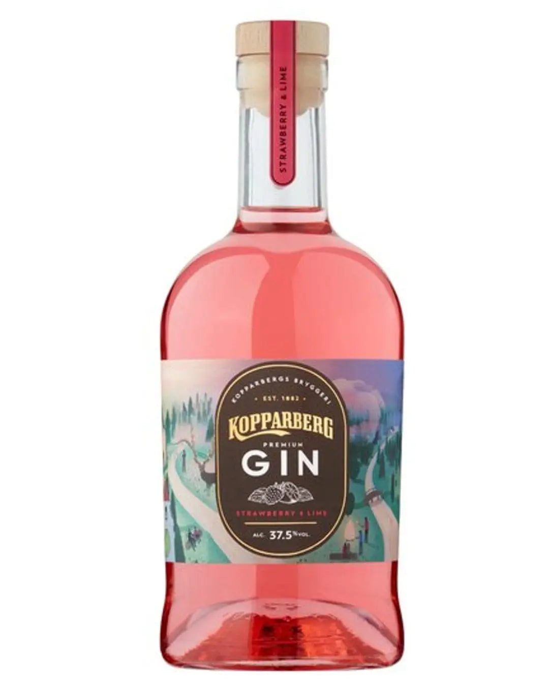 Kopparberg Strawberry & Lime Premium Gin, 70 cl Gin 7393714515971