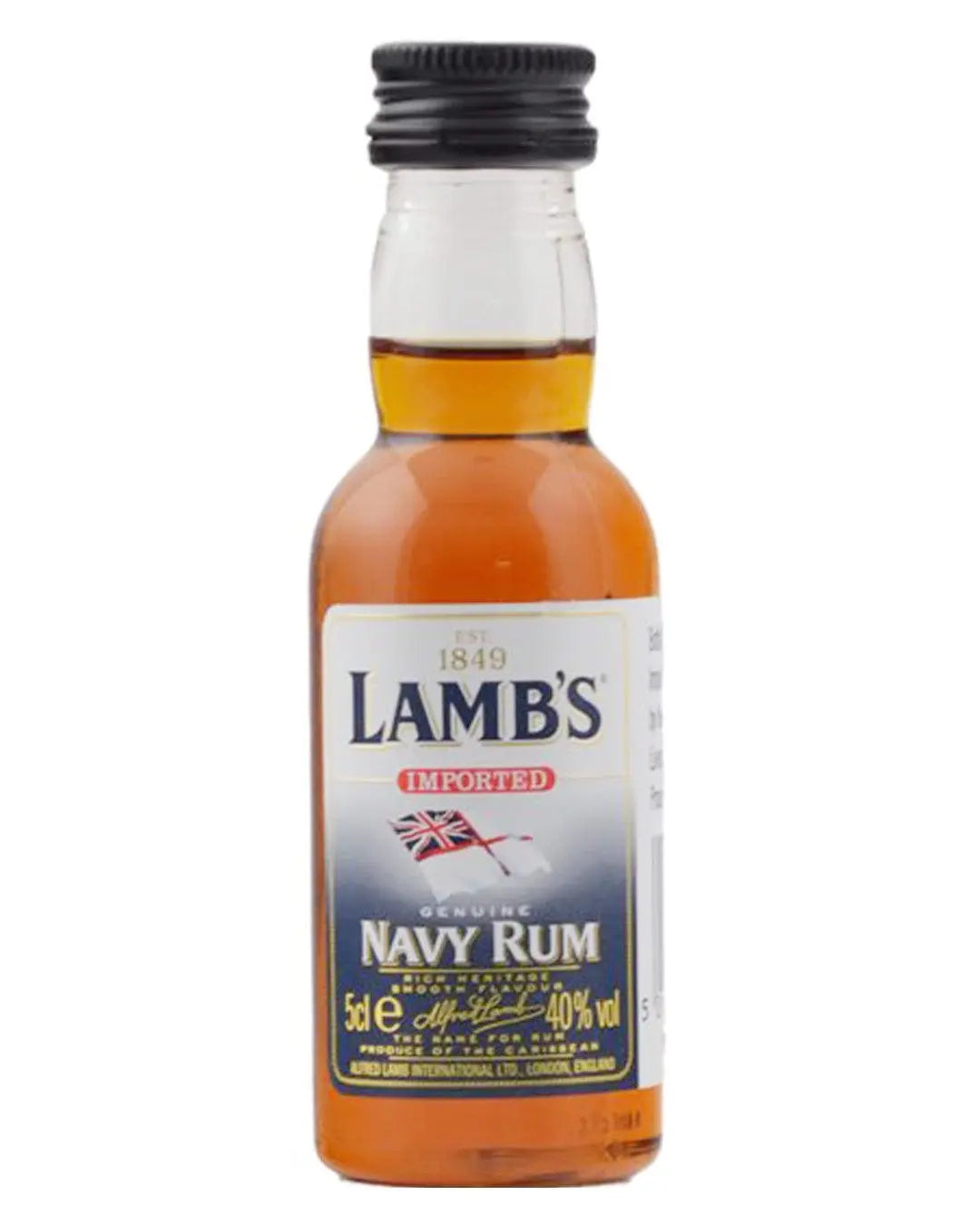 Lambs Old Navy Rum Miniature, 5 cl Spirit Miniatures