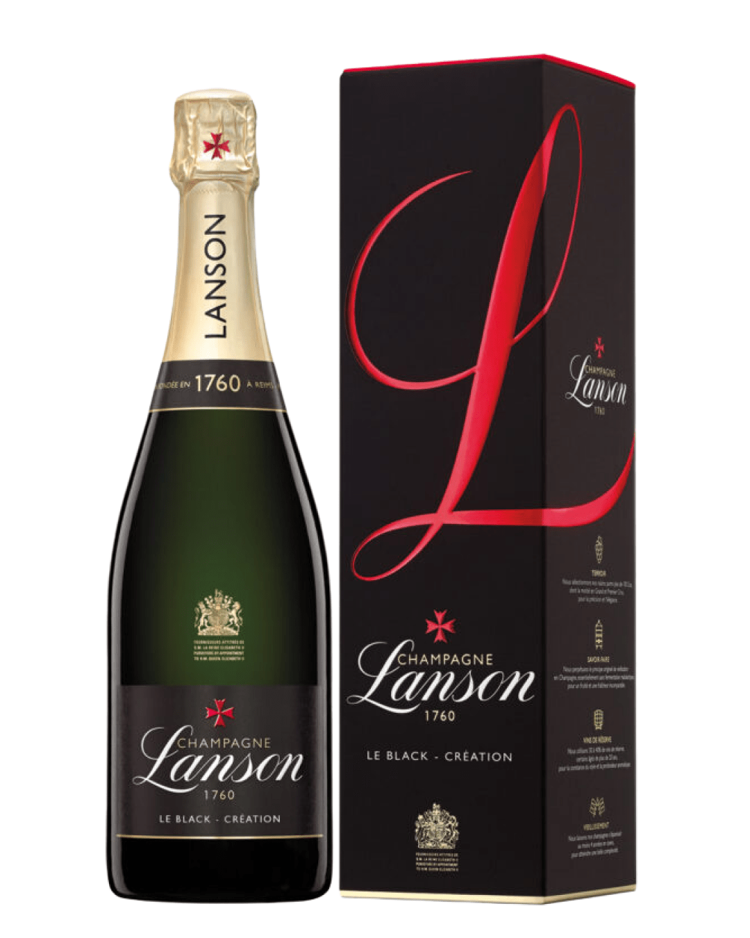Lanson Black Label Magnum in Gift Box, 1.5 L Champagne & Sparkling