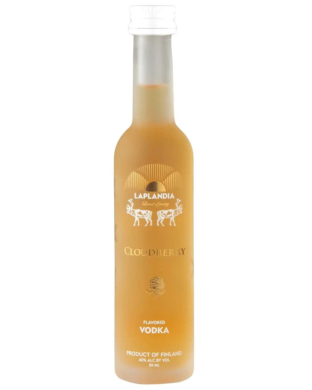 Laplandia Aureus Cloudberry Vodka Miniature, 5 cl Spirit Miniatures