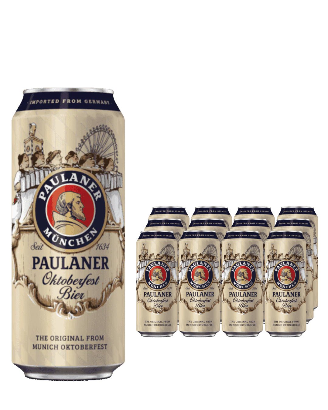 Paulaner Oktoberfest Can Multipack, 12 x 500 ml Beer 4066600611684