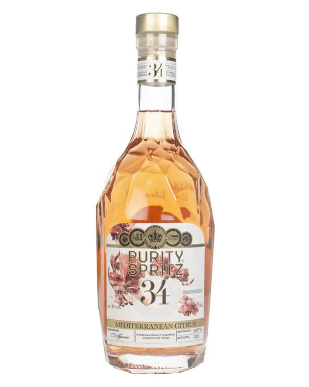 Purity Spritz 34 Mediterranean Citrus Spirit Vodka, 70 cl Vodka