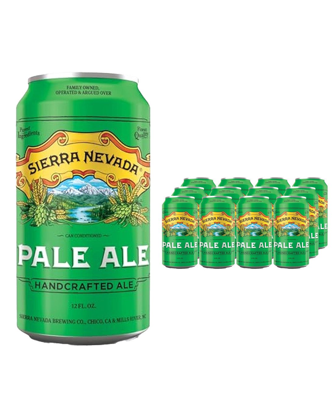 Sierra Nevada Pale Ale Can Multipack, 12 x 355 ml Beer